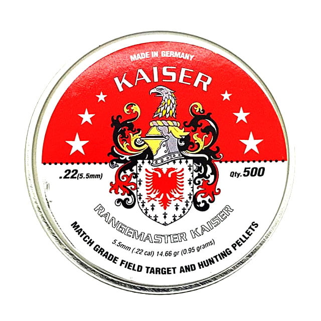 空気銃弾 RANGEMASTER KAISER 5.5mm 14.66gr